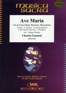 cover Ave Maria TRIO for Flutes, Clarinet, Saxophones, Trumpets Marc Reift