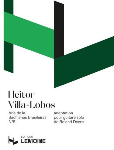 cover Bachianas Brasileiras n5 de H. Villa-Lobos : Aria Editions Henry Lemoine
