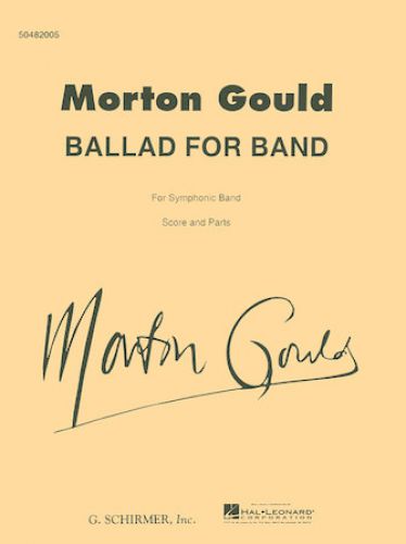 cover Ballad for Band Schirmer