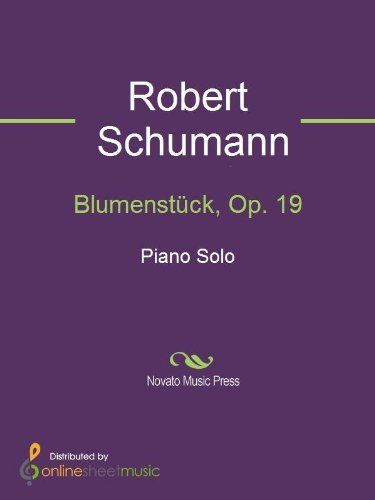 cover Blumenstck Op.19 Editions Henry Lemoine