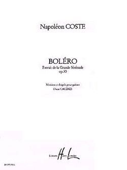 cover Bolro Op.30 Editions Henry Lemoine
