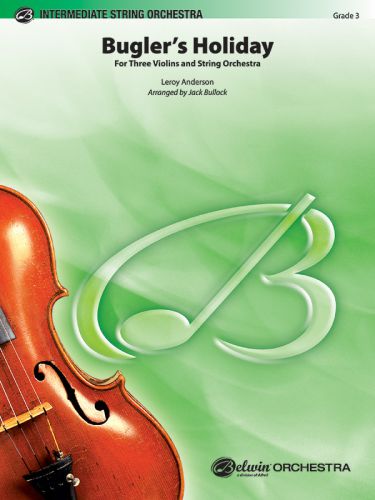 cover Bugler's Holiday for Three Violins and String Orchestra ALFRED