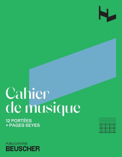 cover Cahier de musique 12 portes et pages d'criture Seyes Hexamusic