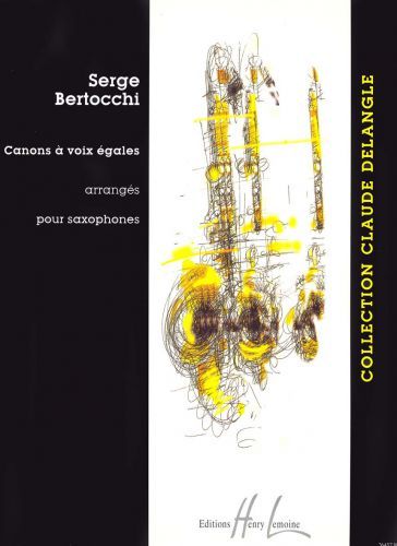 cover Canons à voix égales Editions Henry Lemoine