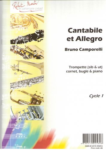 cover Cantabile et Allegro, Sib ou Ut Robert Martin