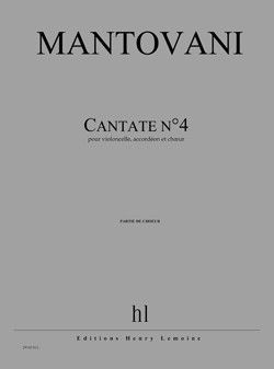 cover Cantate n°4 Editions Henry Lemoine
