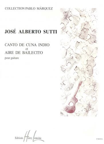 cover Canto de Cuna / Aire de Bailecit Editions Henry Lemoine