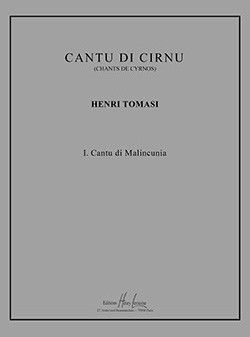 cover Cantu di Cirnu n°1 Cantu di Malincunia Editions Henry Lemoine