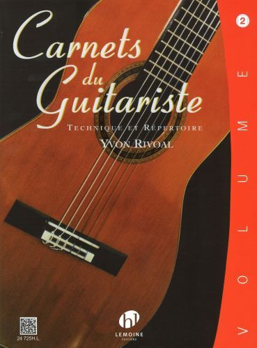 cover Carnets du guitariste Vol.2 Editions Henry Lemoine