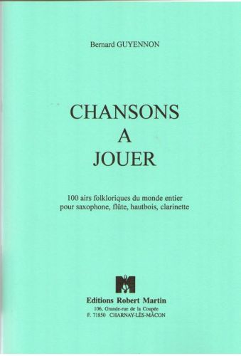 cover Chansons  Jouer Robert Martin