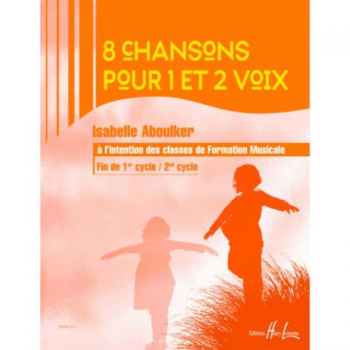 cover Chansons pour 1 et 2 voix (8) Editions Henry Lemoine
