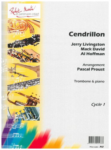 cover Cinderella (excerpts from the soundtrack of the Disney movie) Editions Robert Martin