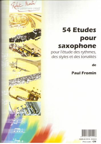 cover Cinquante-Quatre tudes Editions Robert Martin