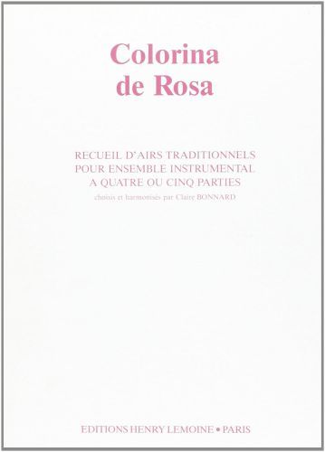 cover Colorina de Rosa - Airs traditionnels Editions Henry Lemoine