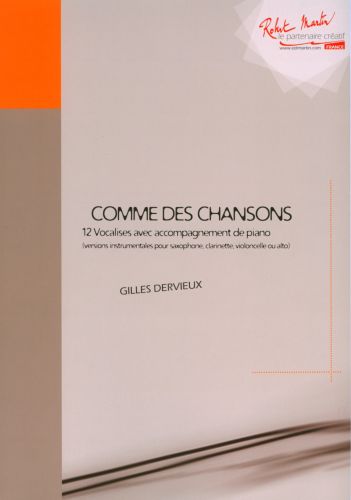 cover Comme des chansons Editions Robert Martin