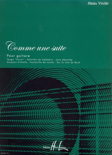 cover Comme une suite Editions Henry Lemoine