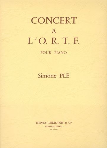 cover Concert  l'O.R.T.F. Editions Henry Lemoine
