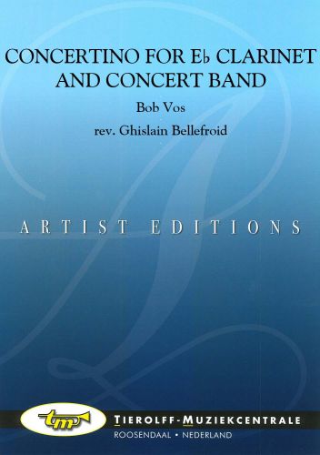 cover CONCERTINO FOR Eb CLARINET AND CONCERT BAND Tierolff