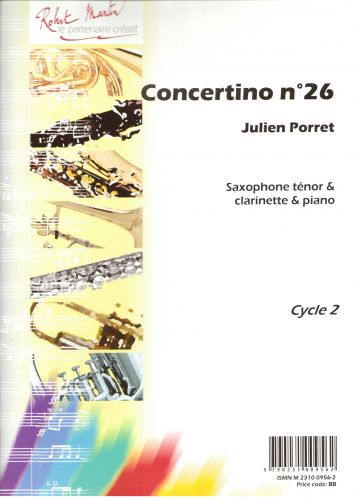 cover Concertino N°26, Ténor Robert Martin