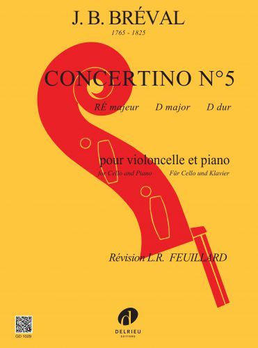 cover Concertino n5 en R maj. Delrieu