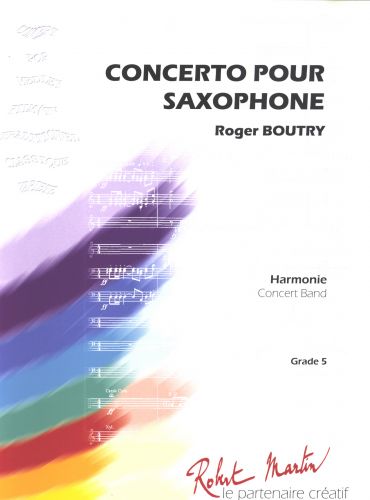 cover Concerto Pour Saxophone (Alto Saxophone And Soprano Saxophone ) Robert Martin
