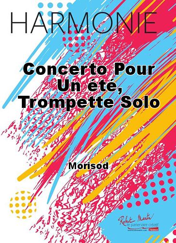 cover Concerto Pour Un été, Trompette Solo Robert Martin