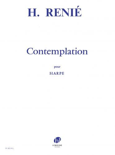 cover Contemplation Editions Henry Lemoine