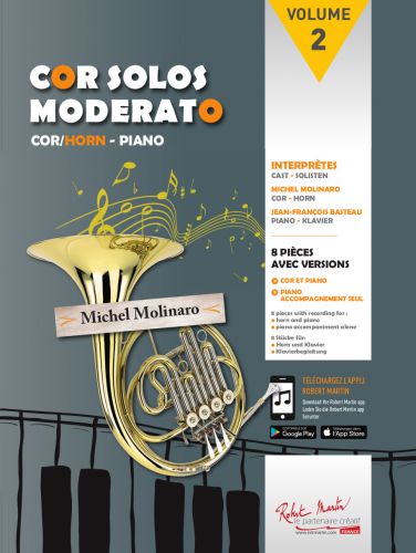 cover COR SOLOS MODERATO VOLUME 2 Robert Martin