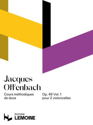 cover Cours mthodique de duos pour deux violoncelles Op.49 Vol.1 Editions Henry Lemoine