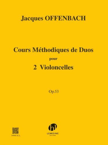 cover Cours mthodique de duos pour deux violoncelles Op.53 Editions Henry Lemoine