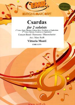 cover Csardas DUET for Flutes, Oboes, Clarinets, Horns, Trombones, Euphoniums Marc Reift