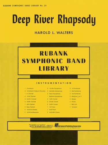 cover Deep River Rhapsody Rubank Publications