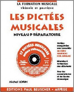 cover Dictées musicales niveau préparatoire Paul Beuscher