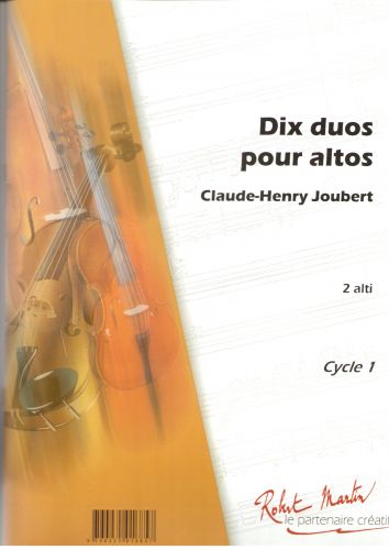 cover DIX Duos Pour Altos En Premire Position Editions Robert Martin