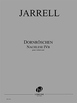 cover Dornröschen (Nachlese IVb) Editions Henry Lemoine