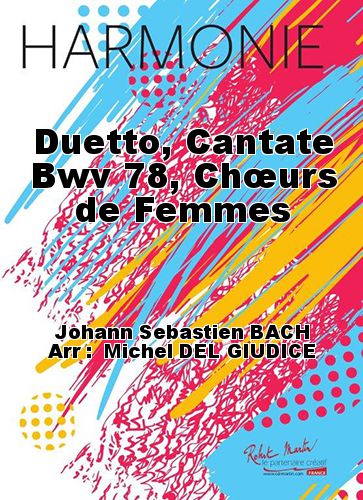 cover Duetto, Cantate BWV 78, choirs of women Robert Martin