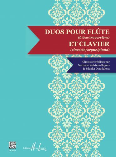 cover Duos pour flte et clavier Editions Henry Lemoine