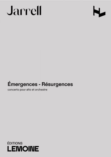 cover Emergences-Résurgences Editions Henry Lemoine