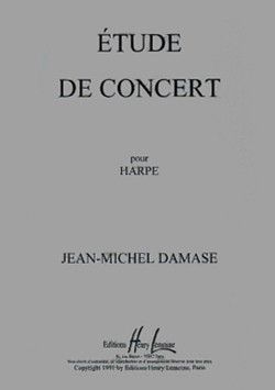 cover Etude de concert Op.14 Editions Henry Lemoine