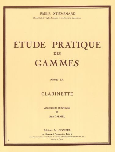 cover Etude pratique des gammes Combre