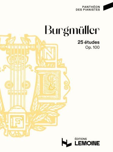 cover Etudes (25) Op.100 Editions Henry Lemoine