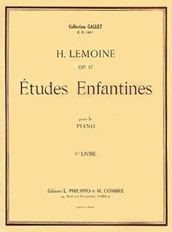 cover Etudes enfantines Op.37 Vol.1 Combre