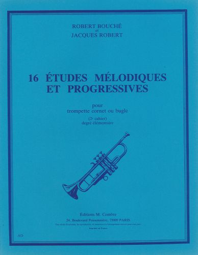cover Etudes mlodiques et progressives (16) Vol.2 Combre