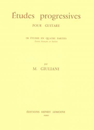 cover Etudes progressives (158) Editions Henry Lemoine