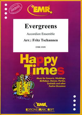 cover Evergreens pour 4 Clarinets & Piano Marc Reift