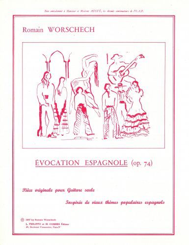 cover Evocation espagnole Op.74 Combre