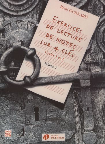 cover Exercices de lecture de notes sur 4 clés Delrieu