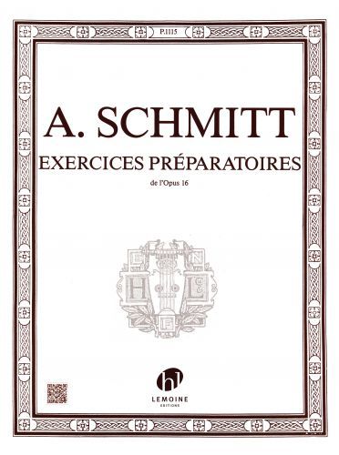 cover Exercices pr�paratoires Op.16 Editions Henry Lemoine