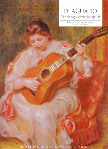 cover Fandango Variado Op.16 Editions Henry Lemoine