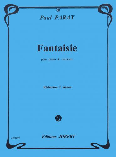 cover Fantaisie pour piano et orchestre Jobert